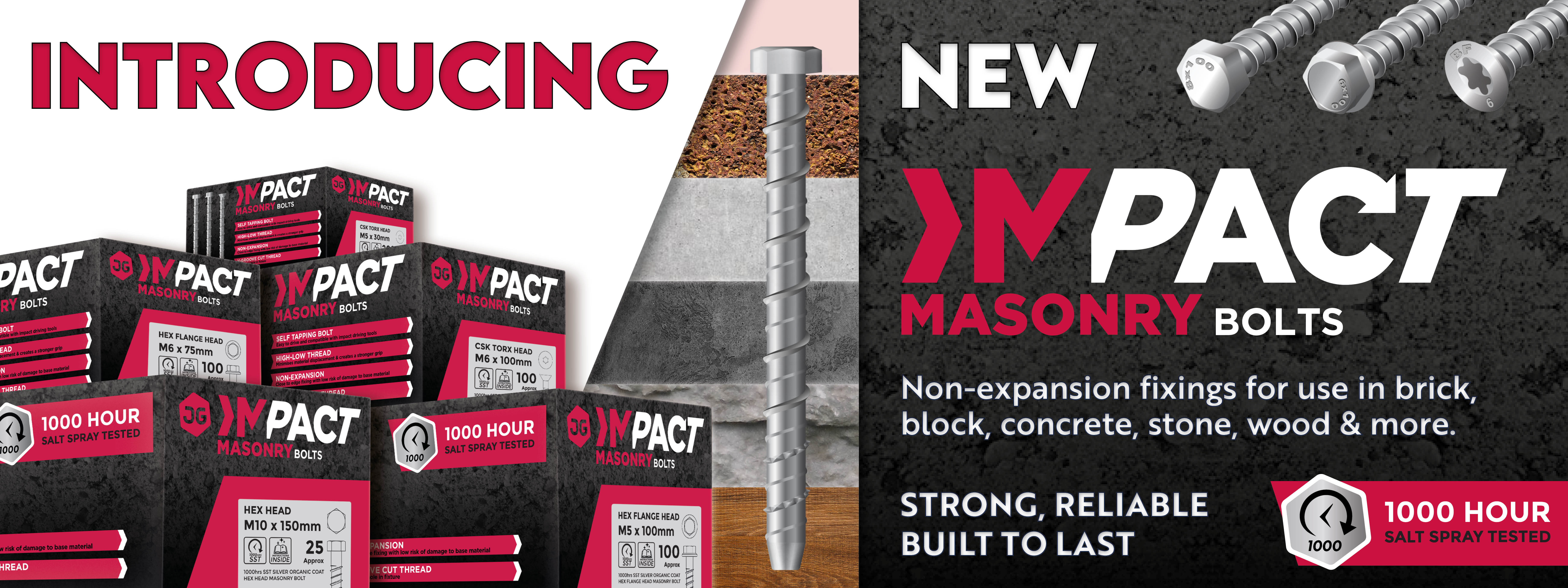 Impact Masonry Bolts