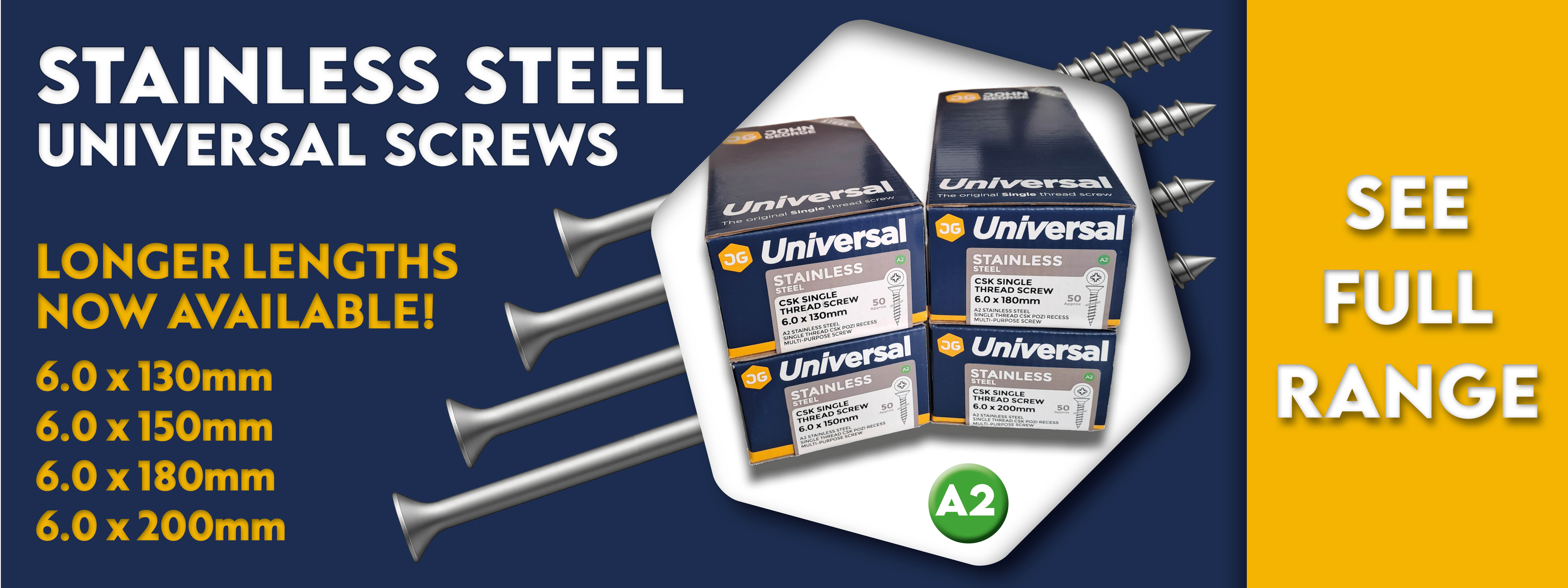 Stainless Steel Longer Lengths