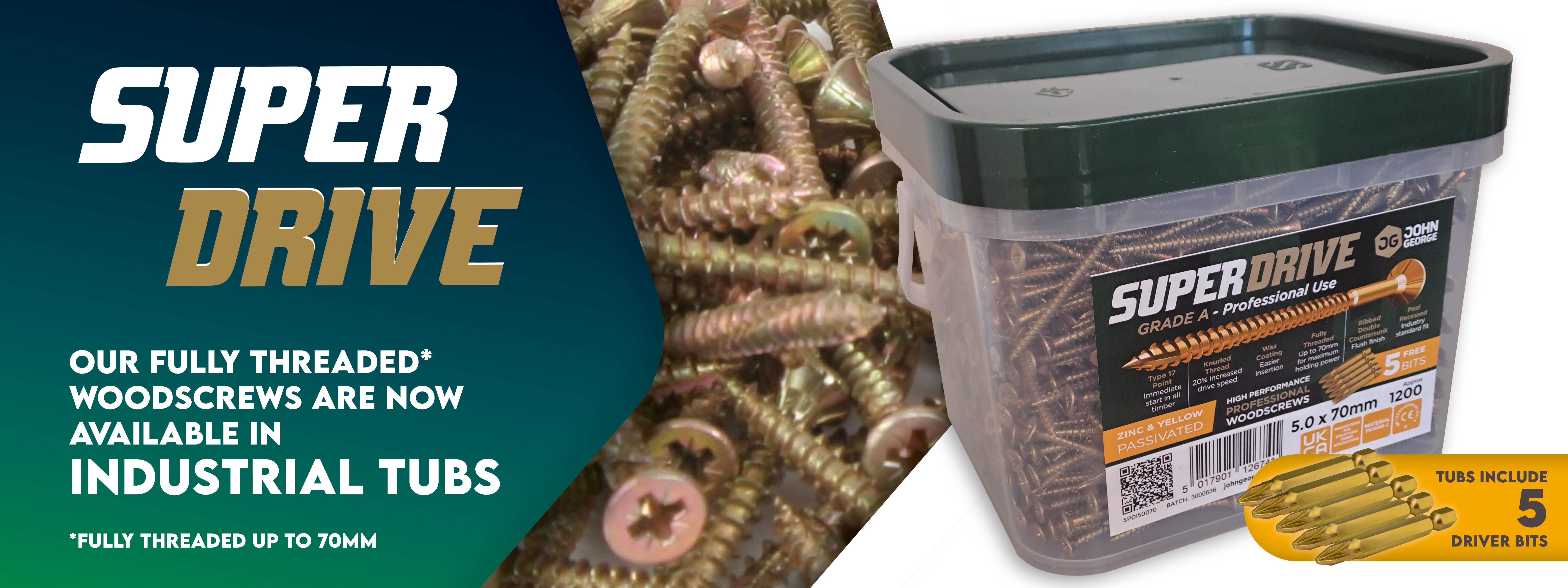 Super Drive Industrial Tubs