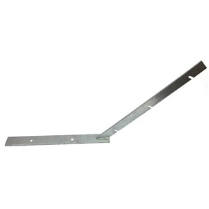 BARBED WIRE ANGLE BRACKET (WALL FIXING) GALV 15" x 16"