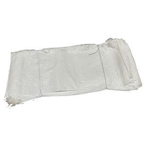 SAND BAGS WHITE POLYPROPYLENE 13" x 30"