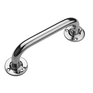 STEEL GRAB RAIL 25 x 610mm (24") CHROME (RETAIL PACKED)
