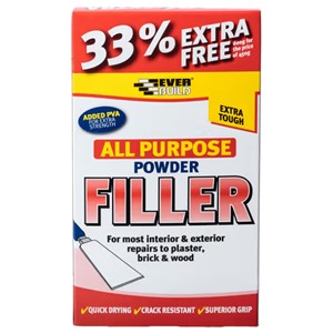EVERBUILD POWDER FILLER 450g (33% FREE - 600g)