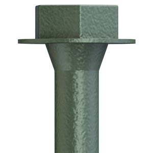 HEX HEAD TIMBERFAST GREEN (BOX 25) 75mm