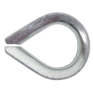 ROPE THIMBLE ZINC PLATED  8mm