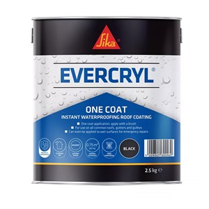 SIKA EVERCRYL ONE COAT INSTANT WATERPROOFING BLACK 2.5kg