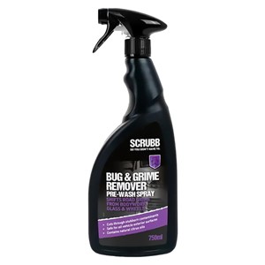 SCRUBB BUG AND GRIME REMOVER PRE-WASH 750ML TRIGGER SPRAY