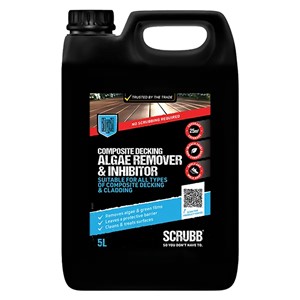 SCRUBB COMPOSITE DECKING ALGAE REMOVER AND INHIBITOR 5LTR