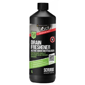 SCRUBB DRAIN FRESHENER ACTIVE ODOUR NEUTRALISER 1LTR