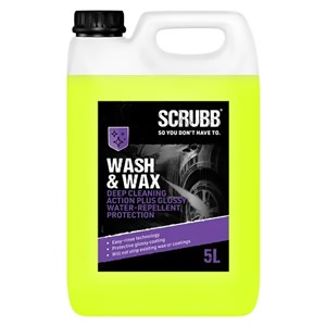SCRUBB WASH AND WAX 5LTR