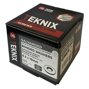 EPDM BONDED WASHER GALVANISED 5.5 x 19mm