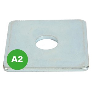 SQUARE PLATE WASHERS ST/S TEEL (PACK OF 10) M10