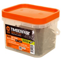 Timberfast Black Hex Head - Tubs