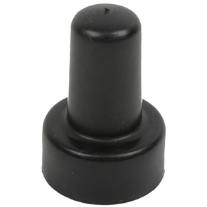 BLACK PLASTIC TOPHATS M8