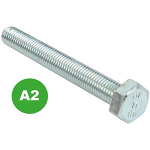 HEX SET SCREW ST/STEEL A2 M10x80