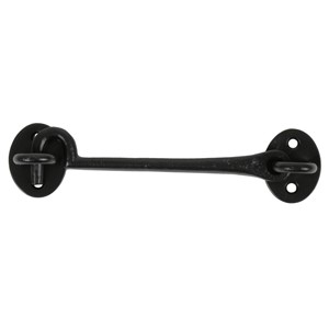 GATEPRO 37 CAST CABIN HOOK BLK 4"
