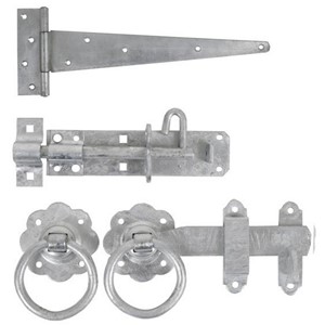GATEPRO GATE KIT WITH 1136 RING GATE LATCH GALV