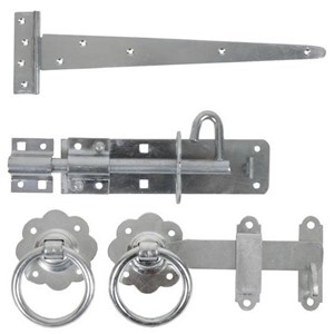 GATEPRO GATE KIT WITH 1136 RING GATE LATCH BZP