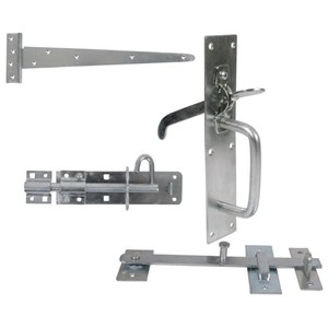 GATEPRO GATE KIT WITH 20/5 SUFFOL K LATCH BZP