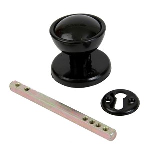 GATEPRO RIM KNOB PLASTIC BLACK