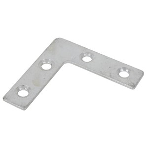 GATEPRO 324 CORNER PLATE (5NO) BZP 4"