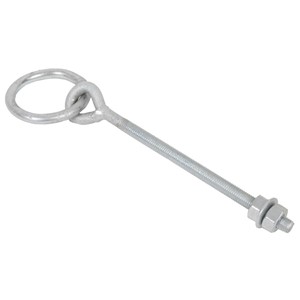GATEPRO 510 MANGER RING ON EYEBLT BZP 3"x 8"