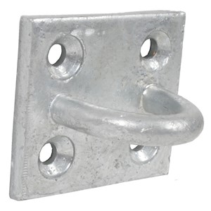 GATEPRO 512 STAPLE ON PLATE GALV 2"x 2"