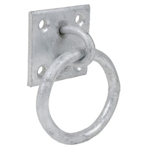 GATEPRO 513 RING ON PLATE GALV 2"x 2"