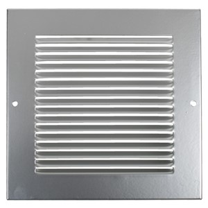 GRILL AIR TRANSFER VENT SILVER 150x150mm