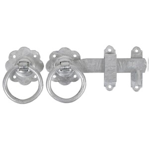 1136 RING GATE LATCH GALV PLAIN 5"
