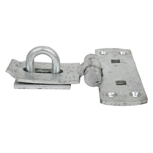 146 HEAVY HASP & STAPLE VERTICAL GALV 6"