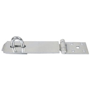149H HEAVY HASP & STAPLE BZP 8"