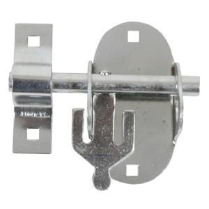 4A OVAL PADBOLT BZP 4"