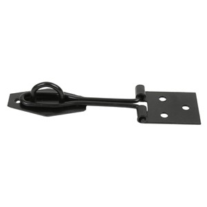610 HASP & STAPLE WIRE BLK 2.1/2"