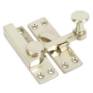 655 SASH FASTENER LEVER Q UADRANT PATTERN BRASS