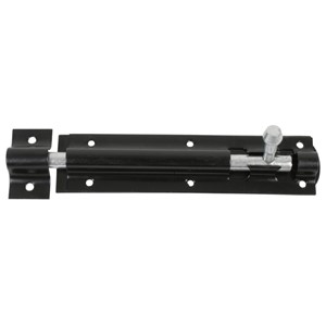 923A STRAIGHT TOWER BOLT BLACK 12"