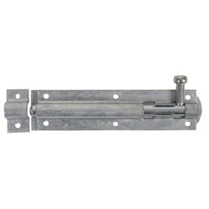 923A STRAIGHT TOWER BOLT GALV 6"