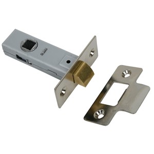 TUBULAR MORTICE LATCH N.PLATED (TL2) 2.1/2"