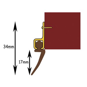 BLADEX DRAUGHT EXCLUDER MILL 914mm