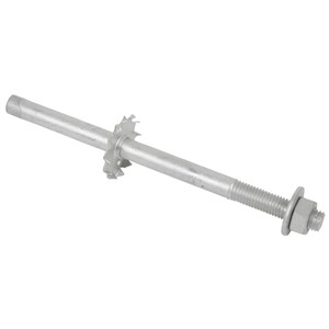 GATE LATCH STRIKER ONLY STRAIGHT GALV