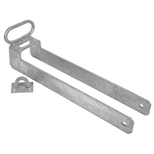 THROWOVER GATE LOOP LOCK & HANDLE 18" GALV