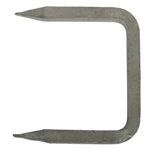 GATE STAPLE SQUARE SECTION GALV 4"