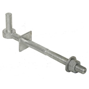 GATE HANGER TO BOLT GALV 13" x 3/4" PIN