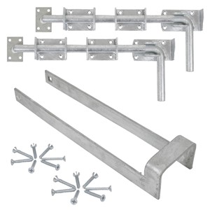 FIELDGATE DOUBLE GATE FASTENER SET GALV 2 NO. BOLTS