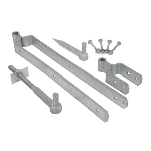 F/GATE HINGE SET STANDARD GALV C/W FIXINGS 12"