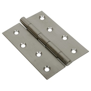 1838 BUTT HINGE STEEL SATIN NICKEL (PR) 3"