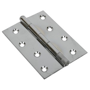 1840 BUTT HINGE LOOSE PIN POLISHED CHROME (PR) 4"