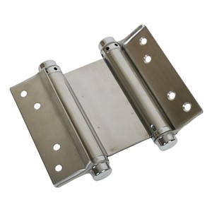 DOUBLE ACTION SPRING HINGE SATIN ST/STEEL (PR) 3"