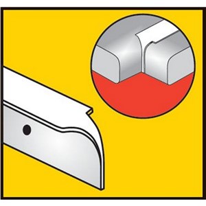 WORKTOP TRIM CORNER JOINT BLACK 40mm