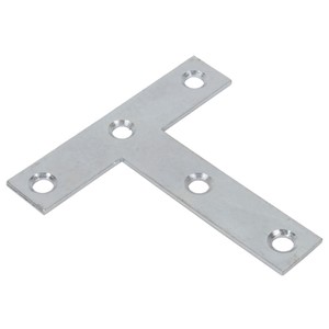 318 TEE PLATE BZP 3"